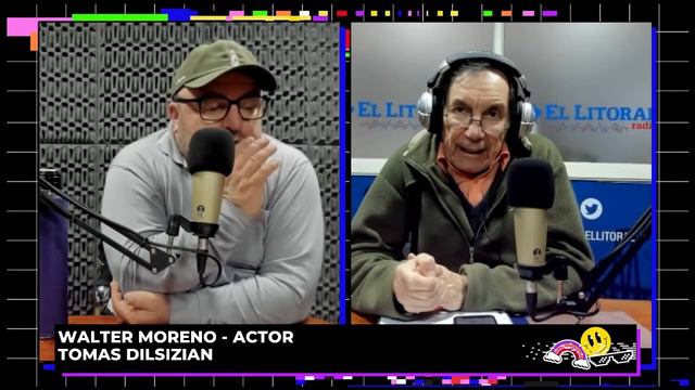 Walter Moreno y Tomás Dilsizian en Algo va a pasar por El Litoral radio смотреть онлайн