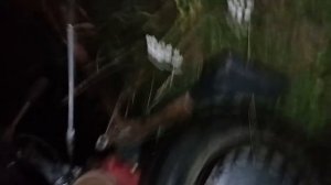 Перевернулся на мотоблоке. Ночь страданий.