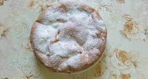 Пирог шарлотка с дыней.