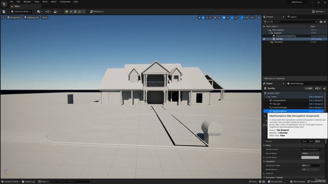 001 Initial setting of exterior light