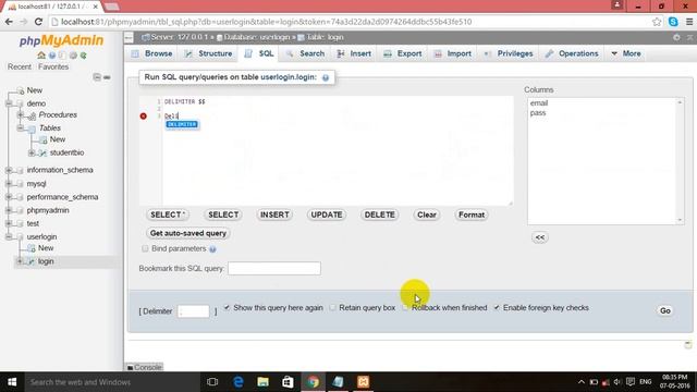 How to Create Procedure in MYSQL Database - Ezoom Tutorials Point