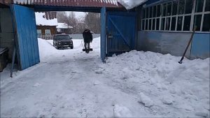 Мега-супер самодельный скребок снега