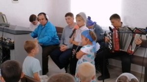 Птичка села на окошко/Внуки Савченко/г.Горячий Ключ ОЦХВЕ/Христианские детские песни.