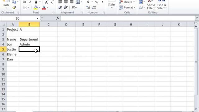 Excel 2010 Tutorial AutoComplete Microsoft Training Lesson 2.11 смотреть онлайн