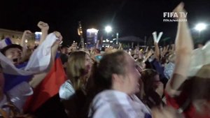 Россия - Хорватия. Реакция Фестиваля болельщиков FIFA в Самаре на голы