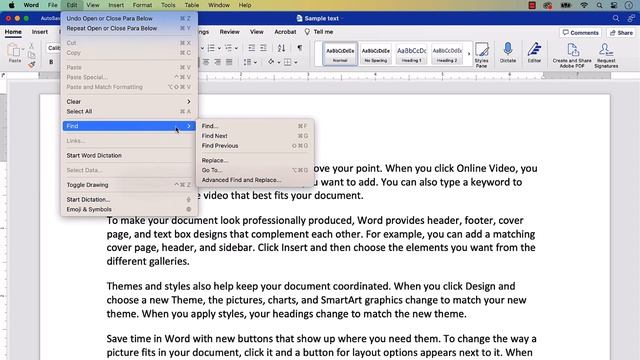 How to Find and Replace Text in Word for Mac смотреть онлайн
