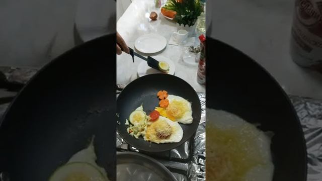 #вкуснополезно#завтракнадвоих.Чудо сковородка и яичница  на ,,ура"??