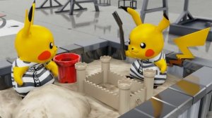 Pokemon Pikachu Prison Break from Lego City - Prison Escape Episode