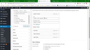 How to Add Target  Blank in WordPress Menu - WordPress Bangla Tutorial