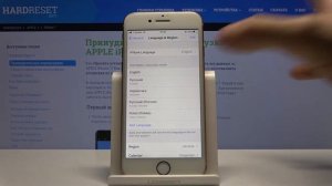 Как сменить язык системы на iPhone 7  — Языковые настройки