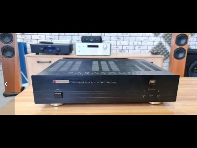 Краткий обзор и пример звучания усилителя мощности Parasound HCA 1000A  +  Neat Acoustics Motive 1
