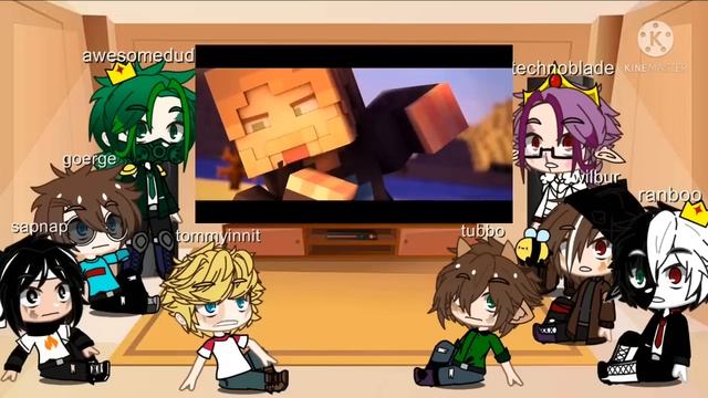 dream smp react to dream vs Mr beast and nightmare vs sapnap смотреть онлайн