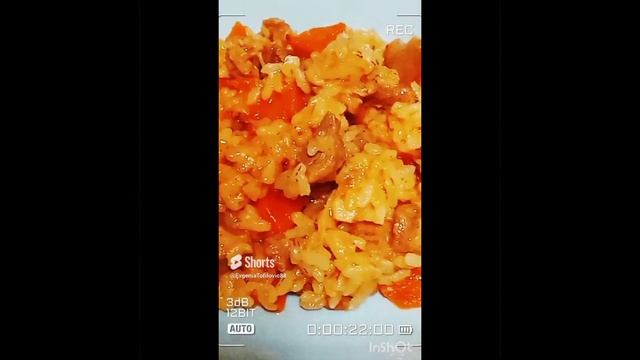 Классический плов из мяса свинины.Вкуснямба.Готовила по своему рецепту.Pirinac,meso svinina.?????