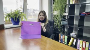 Полиэтиленовые пакеты 40x50 см толщина 50 мкм для пищевой и непищевой продукции | Цвет фиолетовый