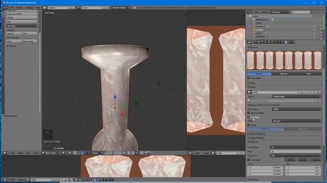 Текстурирование в Blender.2.79. смотреть онлайн