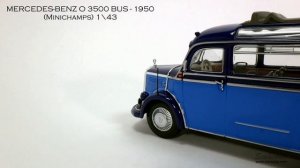 MERCEDES BENZ O 3500 BUS  1950 (Minichamps) 1\43