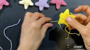Звездочка крючком / Crochet star #amigurumi #amigurumicroche #amigurumistar #звездочкакрючком