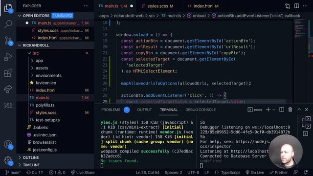 DevTips Daily - Rick and Roll Project - POSTing JSON data to the backend service with Fetch
