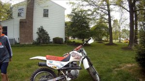 Honda XR100R Startup & Walkaround