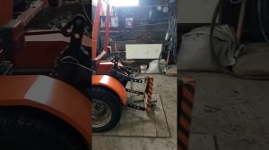 минитрактор переломка, гидроцилиндр задней навески.