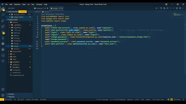 Class based view 4 | User Profile | Django | Python