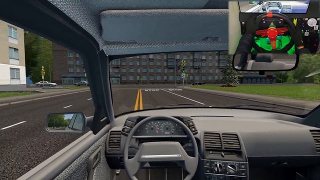 city car driving - steering wheel setup