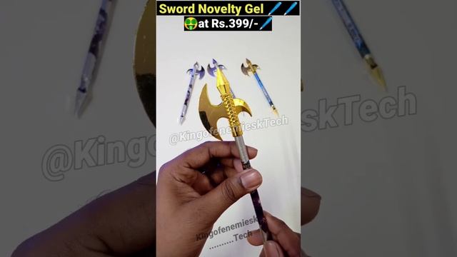 Sword Gel Pen at Rs.399/- | Self Defence Gadgets?? Its Danger ??