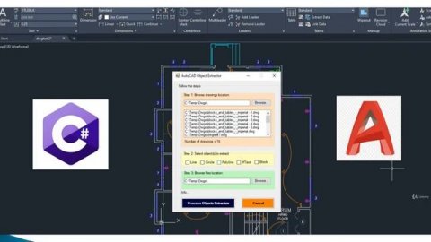 AutoCAD Programming using C# with Windows Forms - learn Programming Languages