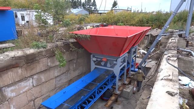 Монтаж бетонного завода в Чебоксарах, Рифей-Бетон-60 смотреть онлайн