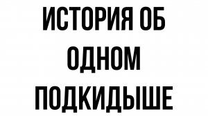 История об одном подкидыше