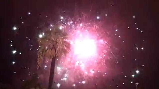 Фейерверк в Сочи. Санаторий Русь. смотреть онлайн