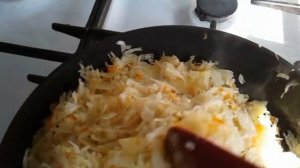 Начинка для пирожков из квашеной капусты.