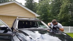 замена лобового стекла на infiniti qx 60 в сша. (  russian language )