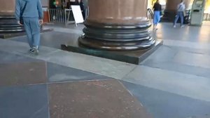 Исаакиевский Собор. Колонны штукатурки и литья. Сборно-составные. Смысл ЗМЕЯ и Архангела.СПБ11.06.2