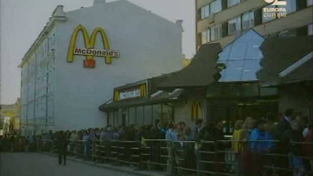 Открытие первого Макдональдса в Москве
