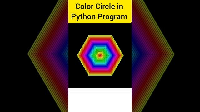 Colorsys graphics design | from turtle import | Python Program #coding#graphics#python#programming