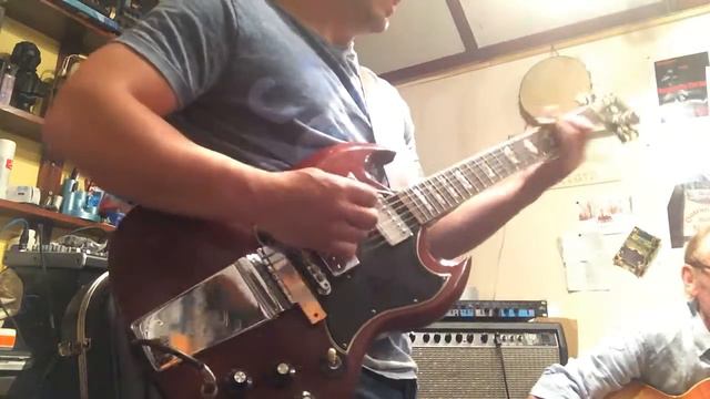 Improvisation on my 1968 SG standard with the Frank Flight Band смотреть онлайн