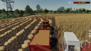 ? Работа в полях - Farming Simulator 19 - G27 + Ручка MAN TGX