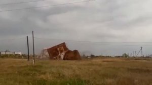 Падение телевышки в городе "Петухово".