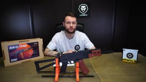 Резинкострел Arma toys автомат АКС-74У Видео Обзор