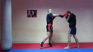 Нокаутирующая комбинация в контратаке для тайского бокса