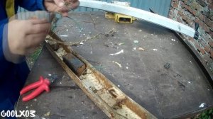 Разбор люминесцентных светильников,обжог обрезки проводки.