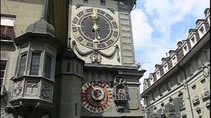 Часовая башня Берна, Цитглогге, играющие часы. Zytglogge Bern