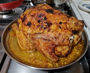 Курица с хрустящей корочкой в аэрогриле.