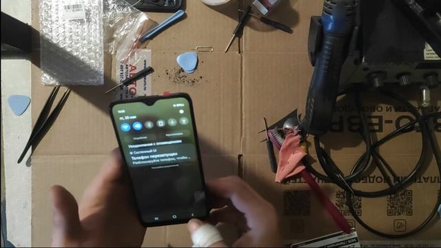 Замена экрана Samsung galaxy A10 в домашних, колхозных условиях. смотреть онлайн