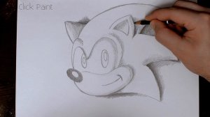 Как нарисовать объемный Рисунок Соник Рисуем 3Д Соника