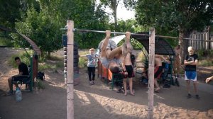 Соревнования по воркауту среди профессионалов