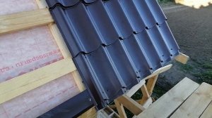 Ветровые планки и карнизные планки, декоративные ендовы и коньки на доме Терем