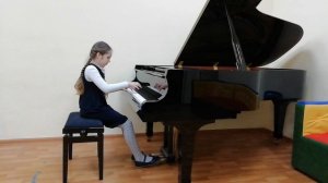 С. Прокофьев "Марш" из цикла "Детская музыка" исп. Дерюгина Софья 9 лет, 2 класс