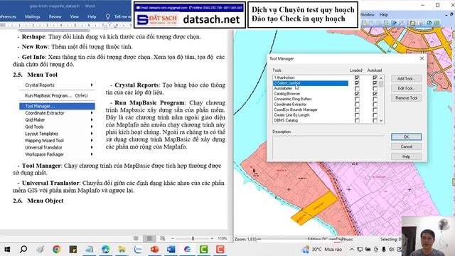 ? Bài II.9_Giới Thiệu Chức Năng Menu TOOL Trong Mapinfo 15.8